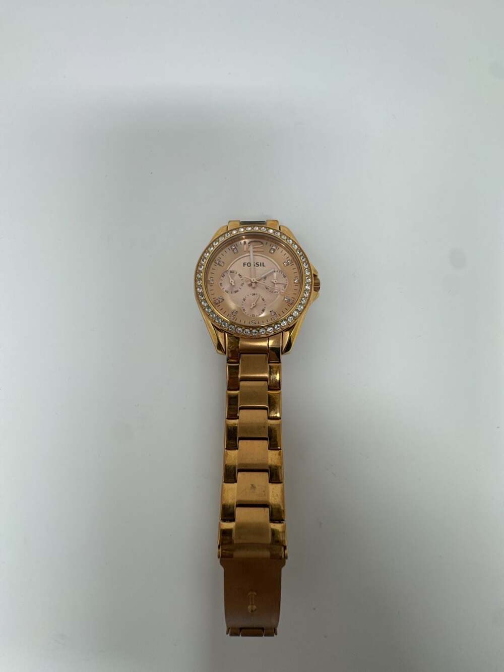 Fossil Riley Multi-Function Rose Gold-Tone Stainless Steel Watch ES2811